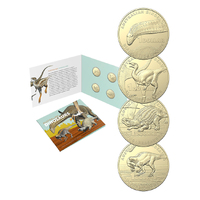 Australian Dinosaurs 2022 $1 Unc Four Coin Collection
