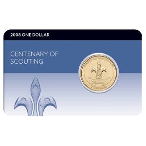 Centenary of Scouts 2008 $1 Coin Pack (Downies)