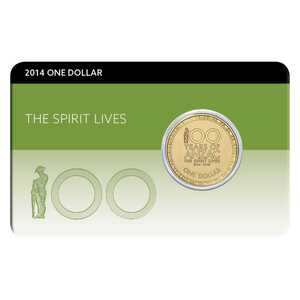 Centenary of WWI Spirit Lives 2014 $1 Coin Pack (Downies)