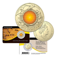 Honey Bee 2022 $2 Coloured Coin Pack (Downies)