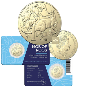 Downies 90th Anniversary 2022 $1 Roos Coin Stack Privymark Coin Pack