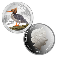 New Zealand Annual Coin 2021 - Auckland Island Mer