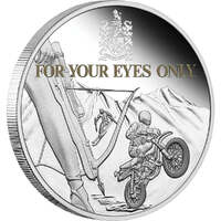 James Bond - For Your Eyes Only (40th Anniversary) 2021 1oz Coloured Silver Proof Coin