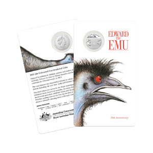 35th Anniversary Of Edward The Emu - 2023 20c Coloured Unc Coin*